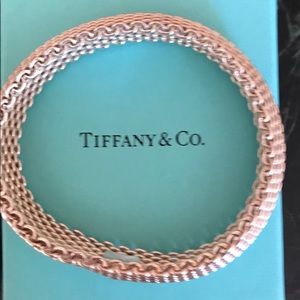 Tiffany and Co Somerset sterling silver Mesh bracelet